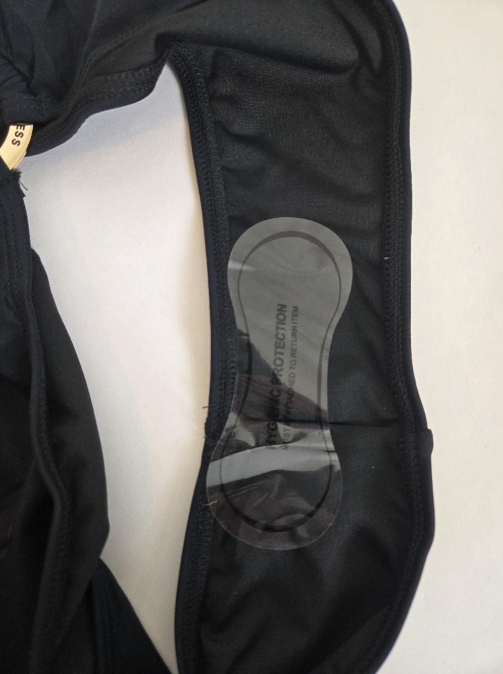 NWT Black Cutout One-Piece Monokini Swimsuit with Ring Detail SIZE S Great Fit! - Picture 6 of 10